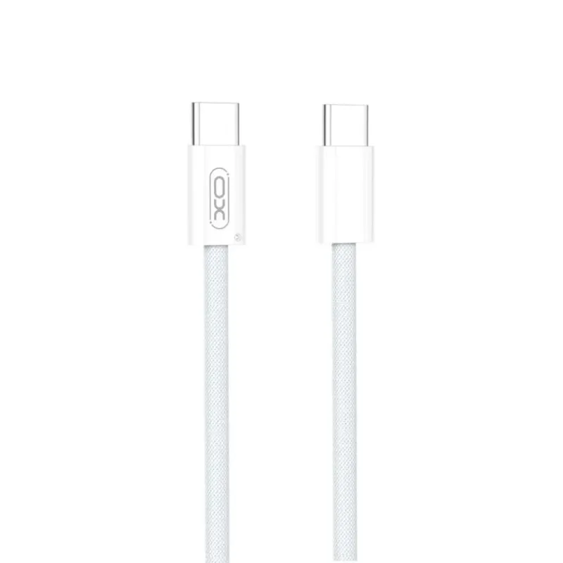Καλώδιο Φόρτισης USB-C Σε USB-C 60W 1m Λευκό XO NB-Q260A