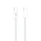 Καλώδιο Φόρτισης USB-C Σε USB-C 60W 1m Λευκό XO NB-Q260A