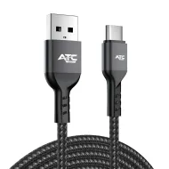 Καλώδιο Φόρτισης & Συγχρονισμού USB-A Σε Type-C 3A 1m ATC-C4