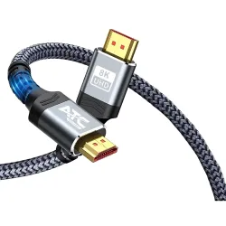 Καλώδιο HDMI 2.1 8K 60Hz 48Gbps 5m Γκρι ATC HDTV