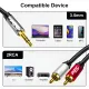 Καλώδιο Ήχου HQ 3.5mm Αρσενικό Σε 2x RCA Αρσενικό 3m ATC Καλώδιο Ήχου HQ 3.5mm Αρσενικό Σε 2x RCA Αρσενικό 3m ATC