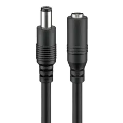 Καλώδιο Προέκτασης DC 5.5x2.1mm 1.5m Μαύρο Goobay 76635 Καλώδιο Προέκτασης DC 5.5x2.1mm 1.5m Μαύρο Goobay 76635