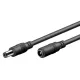 Καλώδιο Προέκτασης DC 5.5x2.1mm 1.5m Μαύρο Goobay 76635 Καλώδιο Προέκτασης DC 5.5x2.1mm 1.5m Μαύρο Goobay 76635