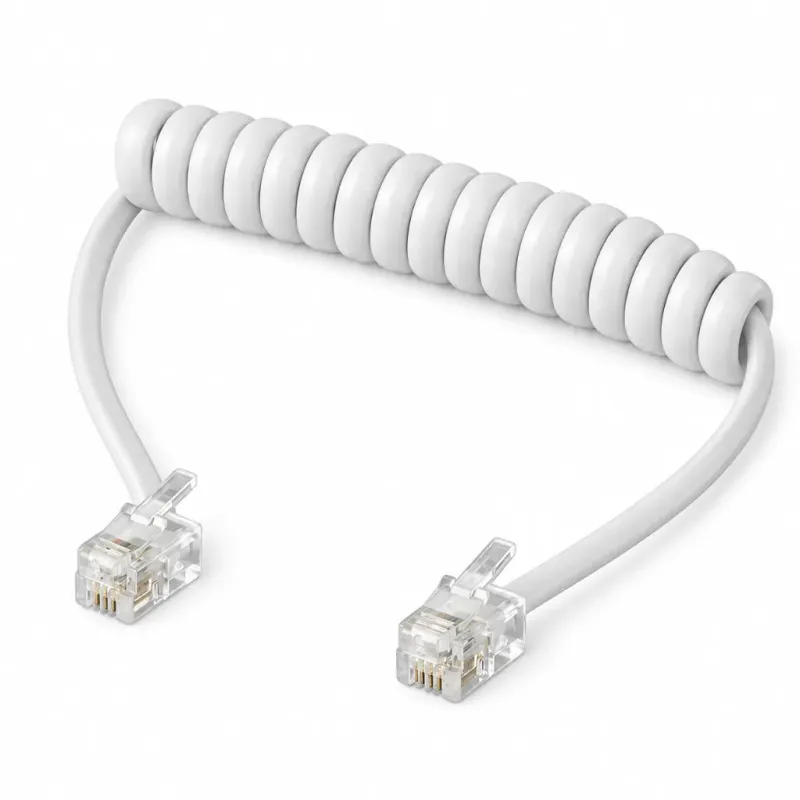 Καλώδιο Τηλεφώνου RJ10 4P4C Spiral 4m Λευκό Goobay 68601 Καλώδιο Τηλεφώνου RJ10 4P4C Spiral 4m Λευκό Goobay 68601