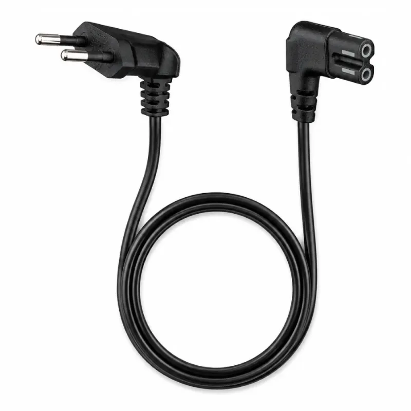 Καλώδιο Τροφοδοσίας Οχταράκι Γωνιακό Schuko Σε IEC C7 1.5m Μαύρο