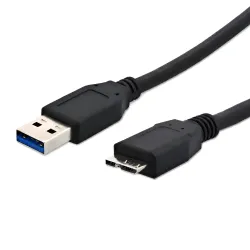 Καλώδιο USB 3.0 Σε Micro-B USB 5Gbps Μαύρο 1.5m Powertech CAB-U004