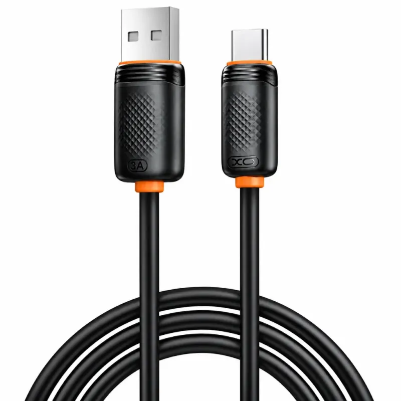 Καλώδιο USB-A Σε USB-C 3A 1m Μαύρο XO NB302