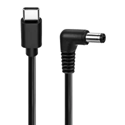 Καλώδιο USB-C Σε DC 5.5x2.1mm Τροφοδοσίας 1m Μαύρο Goobay 78972 Καλώδιο USB-C Σε DC 5.5x2.1mm Τροφοδοσίας 1m Μαύρο Goobay 78972