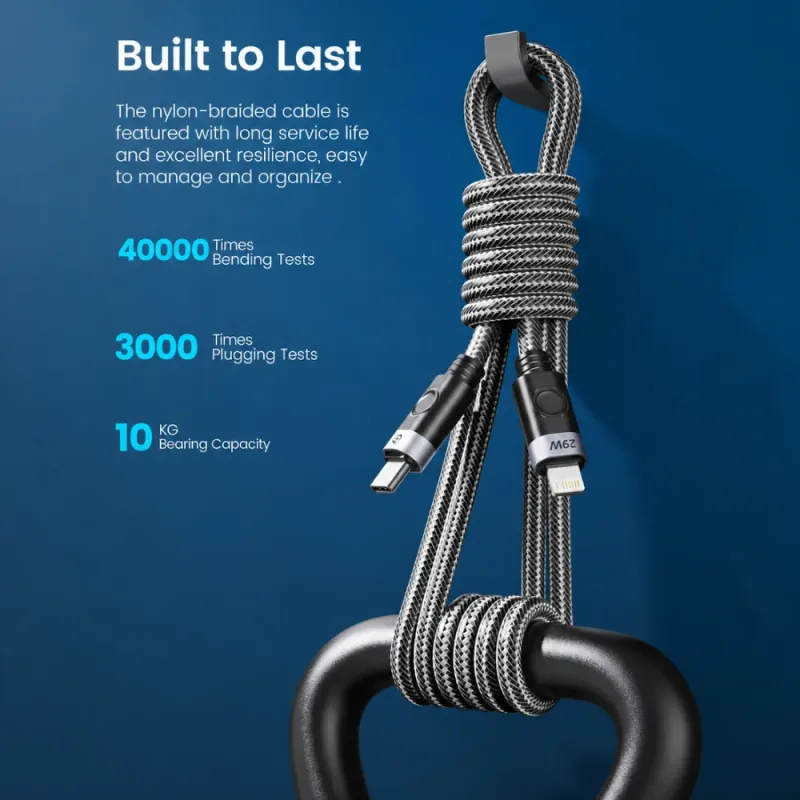 Καλώδιο USB-C Σε Lightning 29W Φόρτισης 1m ORICO C2L-10-BK-BP