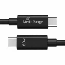 Καλώδιο USB-C Σε USB-C 60W PD 3.0 5Gbps 1.2m Μαύρο MediaRange MRCS213