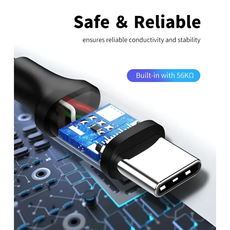 Καλώδιο USB-C σε USB 3A Φόρτισης 480Mbps 1m Μπλε CABLETIME CT-CMAMN1