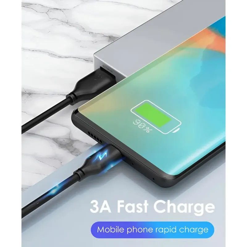 Καλώδιο USB-C σε USB 3A Φόρτισης 480Mbps 1m Μπλε CABLETIME CT-CMAMN1