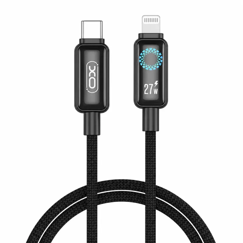 Καλώδιο USB Type-C Σε Lightning 27W PD 1m Μαύρο XO NB-Q312C