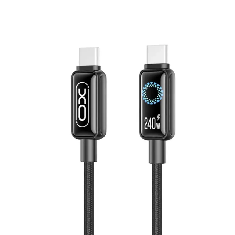Καλώδιο USB Type-C Σε Type-C 240W PD 1m Μαύρο XO NB-Q312A