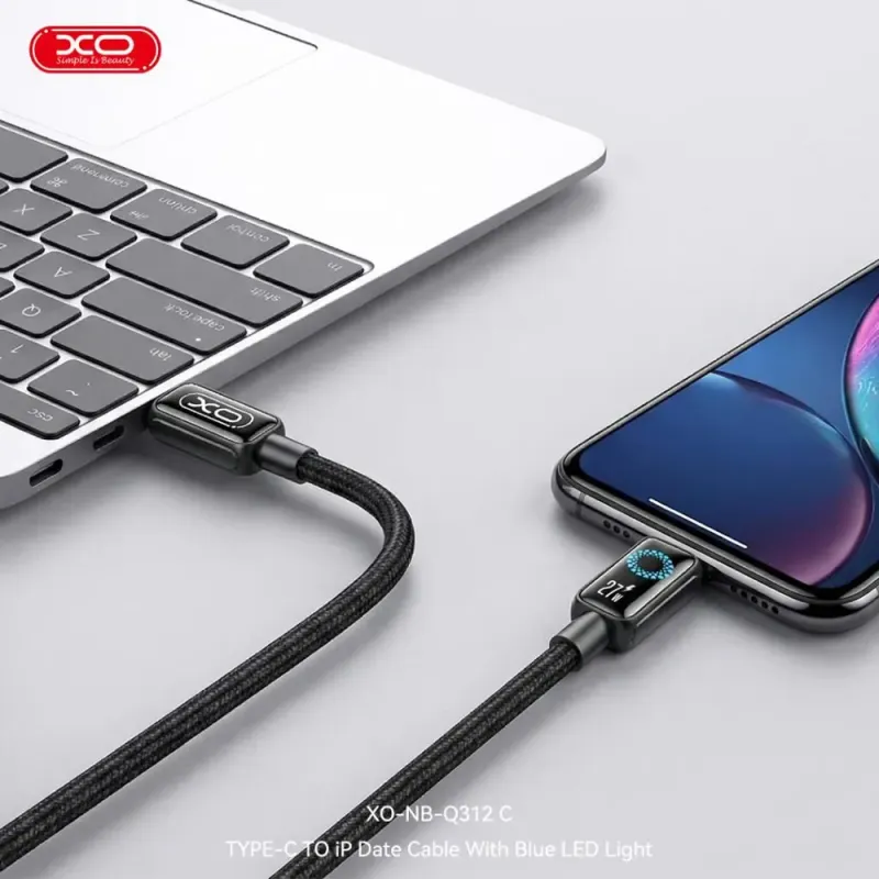 Καλώδιο USB Type-C Σε Type-C 240W PD 1m Μαύρο XO NB-Q312A