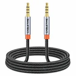 Καλώδιο Ήχου AUX 3.5mm TRRS 4-Pole 2m Μαύρο CABLETIME CT-AM35M-AG2