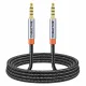 Καλώδιο Ήχου AUX 3.5mm TRRS 4-Pole 2m Μαύρο CABLETIME CT-AM35M-AG2