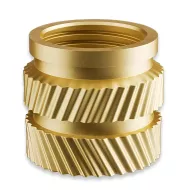 M3 Heat Set Inserts Knurled Brass OD 5mm x 5mm (50 Pieces)