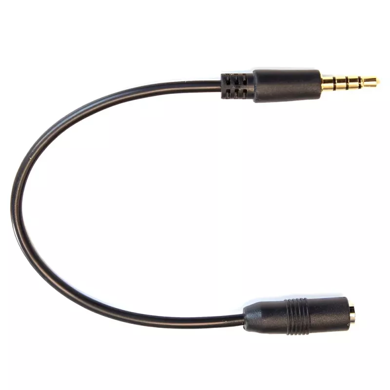 Μετατροπέας Ήχου 3.5mm Stereo Αρσενικό Σε 2.5mm Θηλυκό Μαύρο