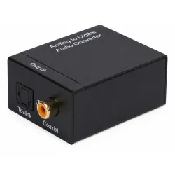 Μετατροπέας Ήχου Αναλογικό Σε Ψηφιακό RCA L/R Σε SPDIF Optical Coaxial 5V Μαύρο Μετατροπέας Ήχου Αναλογικό Σε Ψηφιακό RCA L/R Σε SPDIF Optical Coaxial 5V Μαύρο