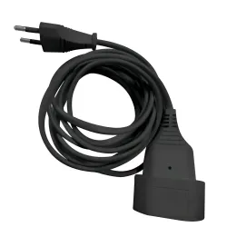Μπαλαντέζα Διπολική 600W 2m Καλώδιο 2x0.75mm Μαύρη Technik Μπαλαντέζα Διπολική 600W 2m Καλώδιο 2x0.75mm Μαύρη Technik