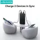 Power Bank 10000mAh 10W Με 2 Θύρες USB Λευκό Usams CD253