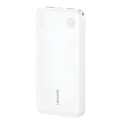 Power Bank 10000mAh 10W Με 2 Θύρες USB Λευκό Usams CD253