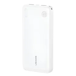Power Bank 10000mAh 10W Με 2 Θύρες USB Λευκό Usams CD253