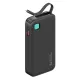 Power Bank 10000mAh 20W Ενσωματωμένο Lightning USB-C Μαύρο USAMS CD225 Power Bank 10000mAh 20W Ενσωματωμένο Lightning USB-C Μαύρο USAMS CD225