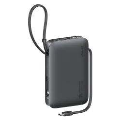 Power Bank 10000mAh 20W Με Καλώδια USB-C & Lightning Γκρι Usams CD228