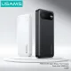 Power Bank 10000mAh Με Ψηφιακή Οθόνη Και 3 Θύρες PD 20W Λευκό USAMS CD249