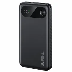 Power Bank 10000mAh Με Ψηφιακή Οθόνη Και 3 Θύρες USB-C PD 20W Μαύρο USAMS CD249