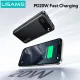 Power Bank 10000mAh Με Ψηφιακή Οθόνη Και 3 Θύρες USB-C PD 20W Μαύρο USAMS CD249 Power Bank 10000mAh Με Ψηφιακή Οθόνη Και 3 Θύρες USB-C PD 20W Μαύρο USAMS CD249