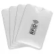 RFID Card Sleeve Αντικλεπτική Θήκη Πιστωτικών/Χρεωστικών Καρτών Ασημί