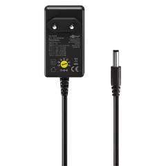 Ρυθμιζόμενο Τροφοδοτικό 3V–12V 27W Με 12 Βύσματα Universal Μαύρο GOOBAY 64570