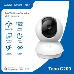 Smart Κάμερα Εσωτερικού Χώρου Wi-Fi 1080p Pan/Tilt TP-Link Tapo C200