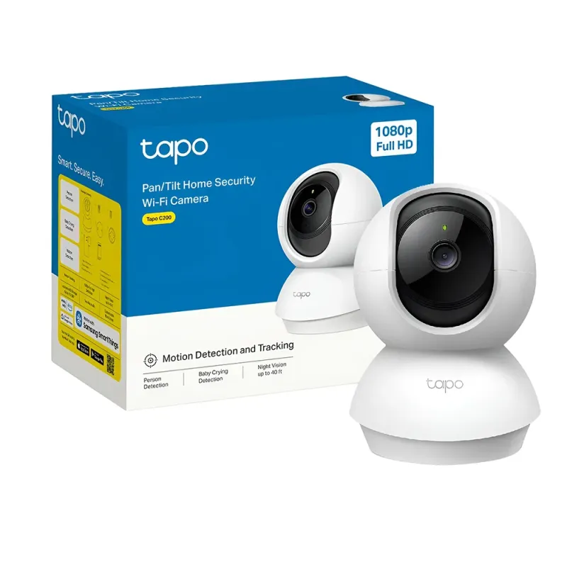 Smart Κάμερα Εσωτερικού Χώρου Wi-Fi 1080p Pan/Tilt TP-Link Tapo C200