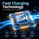 Σταθμός Φόρτισης 10 Θυρών USB-C Και USB-A GaN3 165W PD 140W Γκρι Powertech PT-1687 Σταθμός Φόρτισης 10 Θυρών USB-C Και USB-A GaN3 165W PD 140W Γκρι Powertech PT-1687