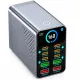 Σταθμός Φόρτισης 10 Θυρών USB-C Και USB-A GaN3 165W PD 140W Γκρι Powertech PT-1687 Σταθμός Φόρτισης 10 Θυρών USB-C Και USB-A GaN3 165W PD 140W Γκρι Powertech PT-1687