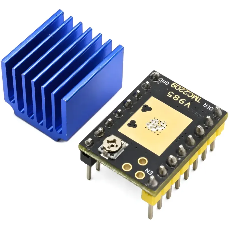 Stepper Motor Driver TMC2209 V1.3 Silent UART 2A 256 Microsteps Stepper Motor Driver TMC2209 V1.3 Silent UART 2A 256 Microsteps