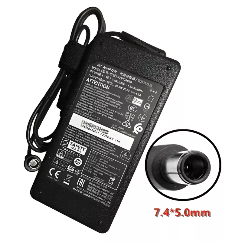 Τροφοδοτικό 20V 4.5A 90W ADPC2090 Βύσμα 7.4x5.0mm Refurbished