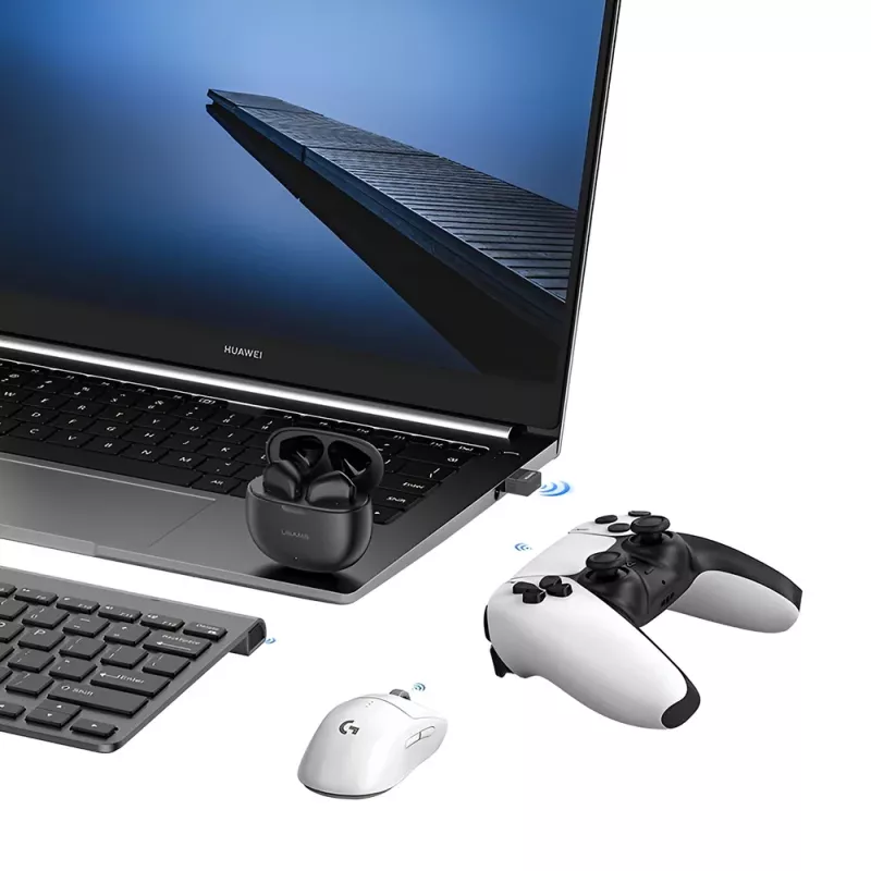 USB Bluetooth Adapter 5.3 Μαύρος Usams US-ZB285 USB Bluetooth Adapter 5.3 Μαύρος Usams US-ZB285