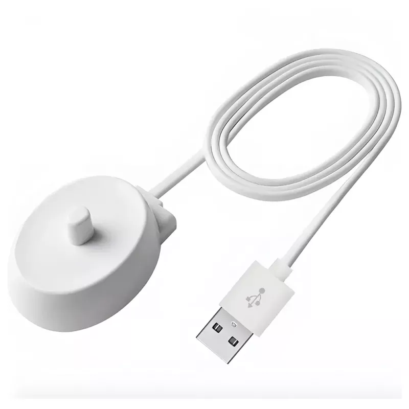 USB Συμβατός Φορτιστής Ηλεκτρικής Οδοντόβουρτσας Oral-B Λευκό