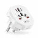 Universal Αντάπτορας Πρίζας Ταξιδίου UK - USA - AUS - EU Σε Schuko 2500W XO WL23