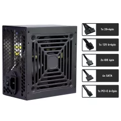 Τροφοδοτικό Υπολογιστή 550W Full Wired Μαύρο NOD A550