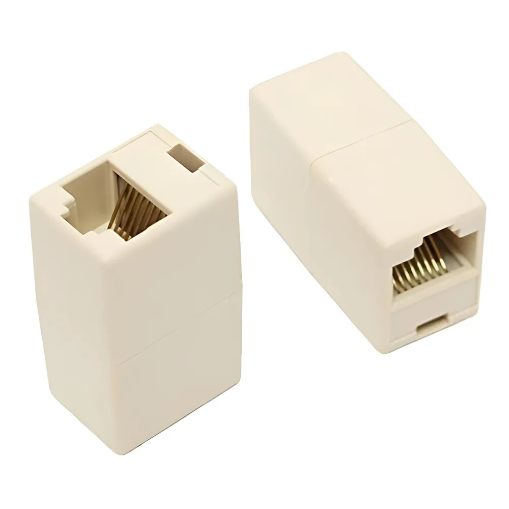 Σύνδεσμος RJ45 Θηλυκό Σε Θηλυκό UTP Λευκό Powertech CAB-N182